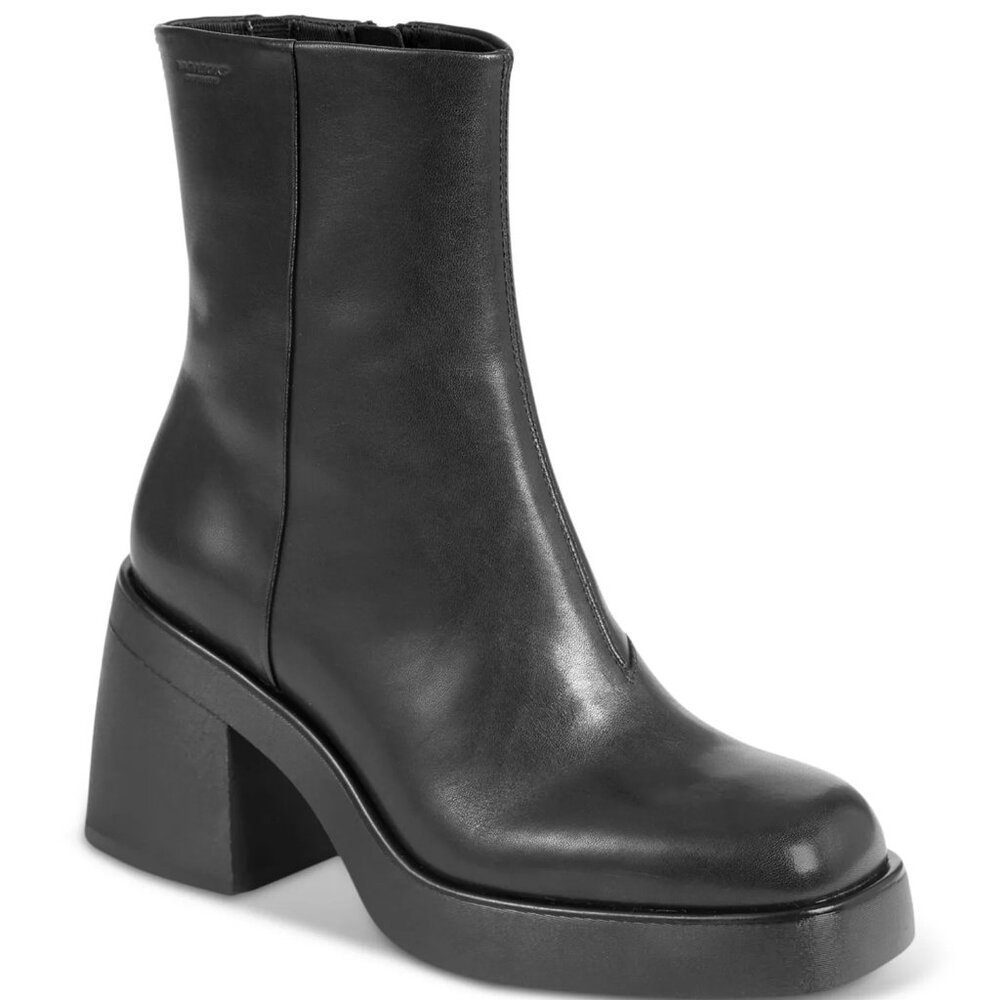 NIB Vagabond Shoemakers Women's Brooke Square Toe High Heel Boots Size 9